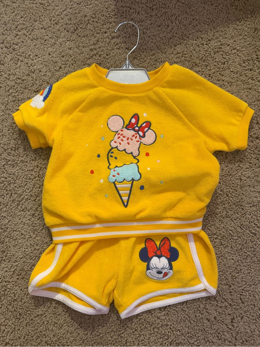 Disney Baby Yellow Infant Shirt